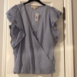 New with tags blue top